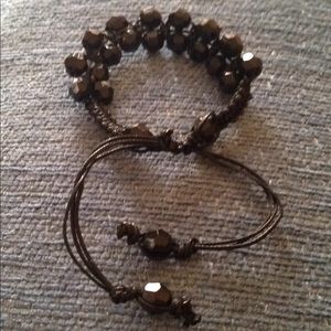 Двойной браслет Шамбола. Spider bracelet.